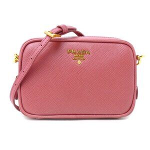 PRADA Pink Saffiano Shoulder Bag